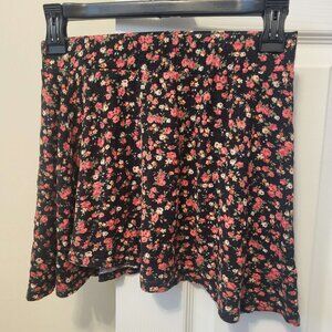 Floral Mini Skirt